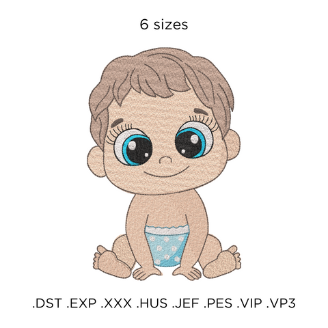 Baby Boy machine embroidery design