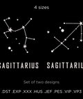 Constellation Sagittarius - Hoop&Stitch