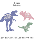 The dinosaur family - Hoop&Stitch