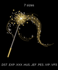 Magic Wand, machine embroidery design