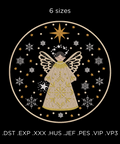 Machine embroidery design,Christmas Angel