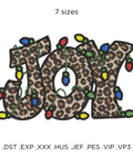 Christmas JOY, machine embroidery design