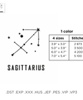 Constellation Sagittarius - Hoop&Stitch