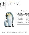 Penguins - Hoop&Stitch