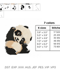 Panda - Hoop&Stitch