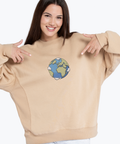 Planet Earth, machine embroidery design