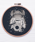 NASA Emblem Astronaut, machine embroidery design