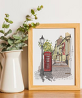 Street of London, machine embroidery design