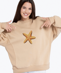 Sea star, machine embroidery design