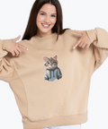 The Cat in a Sweatshirt, machine embroidery design