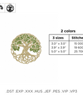 Tree of Life, machine embroidery design