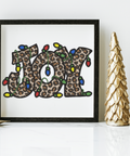 Christmas JOY, machine embroidery design