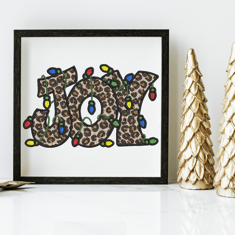 Christmas JOY, machine embroidery design