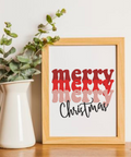 machine embroidery design Merry Christmas