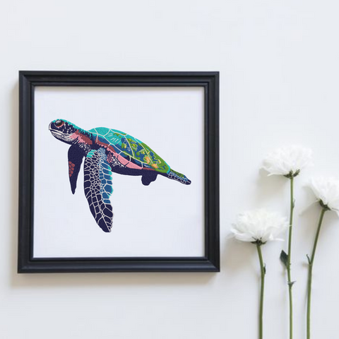 Sea turtle - Hoop&Stitch