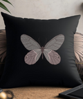 Pink transparent Butterfly, machine embroidery design