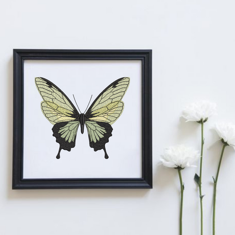 Butterfly, machine embroidery design