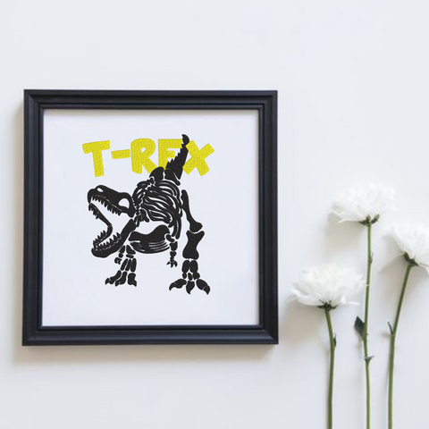 T-Rex skeleton - Hoop&Stitch