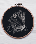 Сat Contour, machine embroidery design