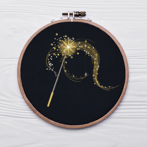 Magic Wand, machine embroidery design