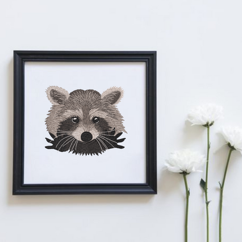 Raccoon(shirley pool) - Hoop&Stitch