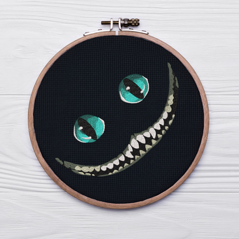 Cat Smile machine embroidery design