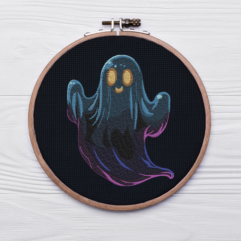 Neon Ghost - Hoop&Stitch