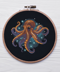 Octopus, embroidery design