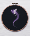 Magic fairy and star, machine embroidery design