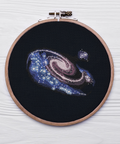 Galaxy, embroidery design