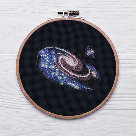 Galaxy, embroidery design