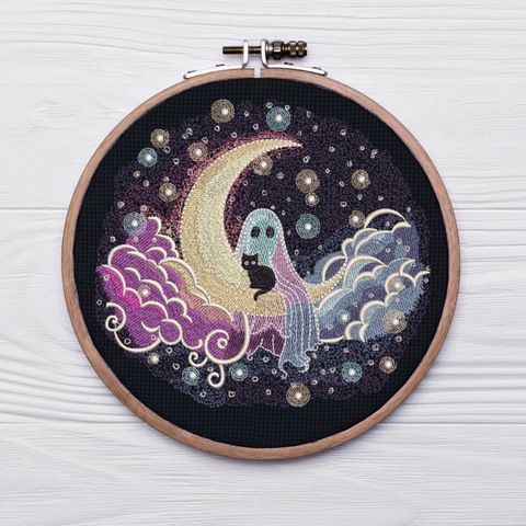 A ghost on the moon