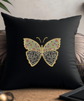 Floristic butterfly, machine embroidery design