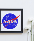 NASA Emblem, machine embroidery design