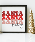 Santa Baby Christmas machine embroidery design