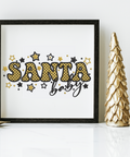 Santa Baby Christmas machine embroidery design