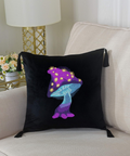 Magic Mushroom with Fireflies machine embroidery design