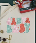 machine embroidery design Santa Baby