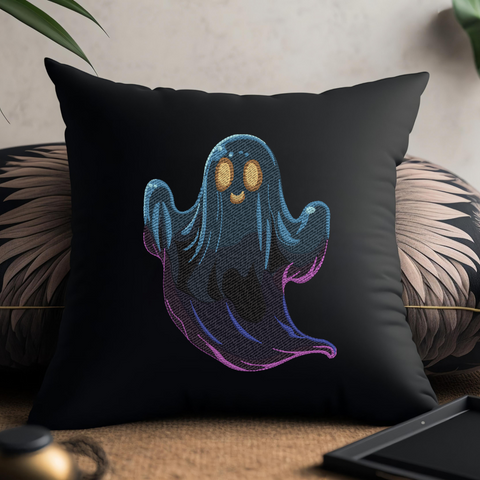 Neon Ghost, machine embroidery design