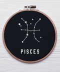 Constellation Pisces, machine embroidery design