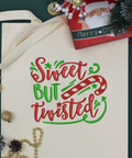 machine embroidery design Sweet but twisted Christmas