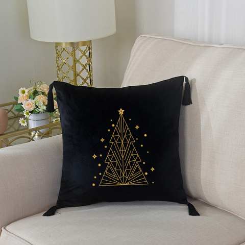 Christmas geometric Tree Machine Embroidery Design