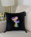 Magic Mushroom with Fireflies machine embroidery design