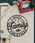 machine embroidery design Christmas family