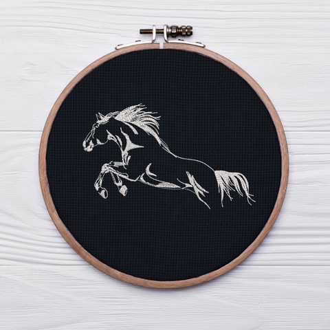 Running Horse, machine embroidery design