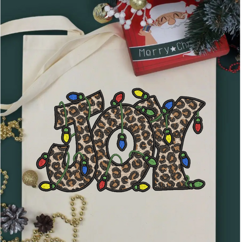 Christmas JOY, machine embroidery design