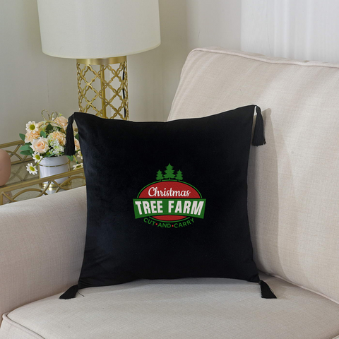 machine embroidery design Christmas tree farm