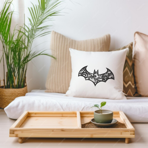 Lace Bat, embroidery design