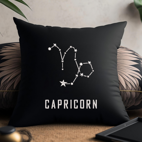 Constellation Capricorn, machine embroidery design