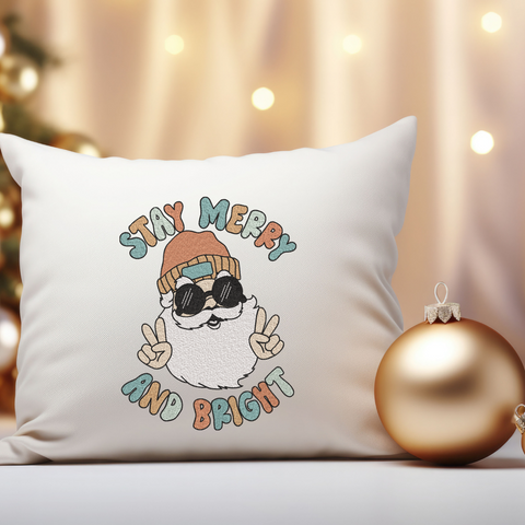 machine embroidery design Happy Santa